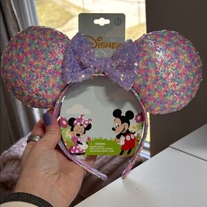 Disney Sequin Minnie Mouse Ears Headband